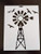 Windmill Stencil, (L) 8 x 10.5 inch - Farmhouse Wind Mill Stencils for Painting Template