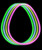 Fun Central 22 Inch Retail Packaged Glow Necklaces - Assorted