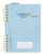 DesignWorks Ink Standard Issue Split Twin-Wire Bound Personal Journal, Blue