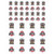 Ohio State Buckeyes Small Sticker Sheet - 2 Sheets