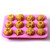 World Of Moulds 12 Cavity Assorted Cakes Mould, 21.5 x 16.2 x 1.5 cm, Transparent