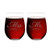 Mr  and  Mrs Stemless Wine Glasses 15oz, 2 Set for Engagement, Showers, Anniversary or Wedding Gifts