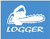 Diuangfoong LoggerI825 8" Logging Sticker Chainsaw Decal