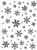 Darice 1215-58 Embossing Folder, 4.25 by 5.75-Inch, Snowflake Background Design