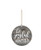 P. Graham Dunn Be Joyful Always Circle Lath Look 3 x 3 Wood Hanging Car Dangle Charm