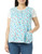 AmeriMark Patterned Womens Snap Front Cobbler Apron Vest with Two Patch Pockets Nautical XL