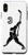 iPhone XS Max  3 Number 3 Hockey Player White Background Case