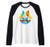 Surf Boards - Surfing Van Beach Palm Trees Waves Raglan Baseball Tee