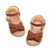 Felix  and  Flora Girls Brown Sandals - Toddler Girl Dress Shoes Size 11 Toddler/Little Kid