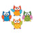 Fun Express - Bulletin Board Cutouts - Owls - Educational - Classroom Decorations - Bulletin Board Decor - 48 Pieces