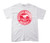 SMU Mustangs 100-Percent Pre-Shrunk Vintage Circle College Short Sleeve Tee, Small, White