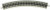 Bachmann Industries E-Z Track 14" Radius Curved Track (6/card) N Scale