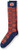 NCAA Licensed Auburn Tigers Checkerboard Long Dress Socks