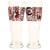 NCAA"Spirit" 16oz Glass Beer Pilsner (2-Pack) (South Carolina Gamecocks)