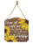 The Bridge Collection 'Come Sit with Me' Floral Indoor/Outdoor Metal Wall Plaque