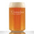 Grandpa Est 2020 - New Grandfather Beer Can Pint Glass Gift for First Time Grandparents - Decorative 16 oz Glasses