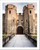 Cardiff Medieval Castle With Bridge And Blue Sky Paper Print Wall Art (10in. x 8in.)