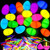 200 Pcs Easter Glow Eggs Basket Stuffers, 100 Eggs and 100 Glow Sticks Bulk for Kids Glow In The Dark Plastic Easter Hunt Egg Gifts, Easter Game Party Favor Decorations, Boys Girls Class Prizes
