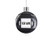Bleu Reign BRGiftShop Personalized Custom Name VHS Tape Flat Round Tree Ornament
