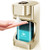 17oz /500ML Automatic Soap Dispenser-Touchless Infrared Sensor Battery Operated Electric Automatic Soap Dispenser with Adjustable Soap Dispensing Volume Control Touch Button (Gold)
