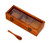 Wooden Masala Box for Kitchen Multi-Utility Wooden Spice Box Masala Dabba Set for Kitchen with Spoon in Sheesham Wood 3 Compartment Spice Rack Holders Masala Container