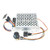 PWM DC Motor Speed Controller, DC 10-55V/60A DC Motor Speed Controller LED Display Stepless Speed Controller for Motor with Forward-Brake-Reverse Switch  and  Ajustable Potentiometer