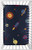 Sweet Jojo Designs Navy Blue Baby Boy Fitted Mini Portable Crib Sheet for Space Galaxy Collection - for Mini Crib or Pack and Play ONLY