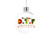 Bleu Reign BRGiftShop Personalized Custom Name DTF Down to Fiesta Flat Round Tree Ornament