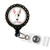 Bull Terrier Black Resin Retractable Badge Reel ID Holder