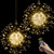 Starburst Lights, LED Firework String Light 8 Modes with Remote Control, Battery Operated Hanging Fairy Lights for Christmas Wedding Party Patio Garden Decoration-2 Pack