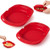 Silicone Omelette Maker, Quick and Easy Omelets, Microwave Oven Non Stick Omelette Tools,Microwave Oven Non Stick Omelette Maker,Egg Roll Baking Pan Omelette Tools (2 Pcs)
