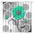 Daisy Shower Curtain Flower Butterfly Abstract Leaf Rustic Grey White Geometry Circle Spring Floral Plant Nature Botanical Retro Bathroom Curtains Decor Fabric with Hooks