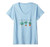 Womens Crazy Plant Lady, Cute Hobby Gardener, Garden Lover Gift V-Neck T-Shirt