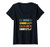 Womens Eat Sleep Garden Repeat Funny Vintage Retro Gift V-Neck T-Shirt