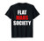 Flat Mars Society Gift Funny Earth Red Planet Space Nerd Tee T-Shirt