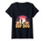 Womens Funny Paddleboard Dog Gift SUP Stand Up Paddle Board V-Neck T-Shirt