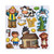 Jack and the Beanstalk Story Adventure Felt Play Art Set Flannel Board Story Storyboard Pieces
