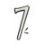 Hy-Ko Products Co 4 Reflective Plastic Number, 30607