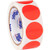 Tape Logic Inventory Circle Labels, 1 2", Fluorescent Red, 500/Roll