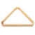 DEALPEAK Wooden Sports Supplies Professional Billiards Triangular Rhombus Frame Snooker Balls Rack Tool