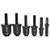 Copper Pipe Swaging Tool Drill Bit,6Pcs Portable Bearing Steel Multifunction Copper Pipe Swaging Tool Drill Bit Set Include-7/8", 3/4", 5/8", 1/2", 3/8", 1/4",Easy to Use