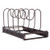 Pot Rack, Kitchen Cabinet Pan Pot Lid Organizer Rack Expandable Adjustable Compartments