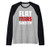 flat mars society funny gift for men women Raglan Baseball Tee