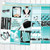 Life Planner Sticker Kit, Tiffany, over 250 stickers on premium matte