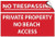 No Trespassing Private Property No Beach Access Security Warning Stickers Lable Decal Safety Signs and Stickers Vinyl for House Van Property Car Window 7 Inches X 10 Inches