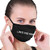 Life is Too Short Black Border Dust Mask Personalized Printed Face Mask Washable Reusable Windproof