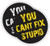You Can't Fix Stupid Hard Hat Sticker / Helmet Decal / Label Lunch Tool Box Motorcycle