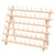 isilky 60-Spool Sewing Thread Rack/Thread Holder Organizer - Wooden Embroidery Thread Organizer for Sewing Thread Spools