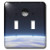 3dRose LLC lsp_19249_2 Moon Glows Overhead Double Toggle Switch