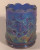Toothpick Holder - Wreathed Cherry - American Made (Cobalt Blue Carnival)